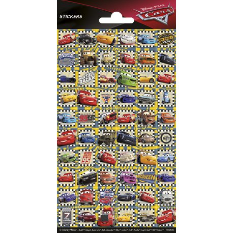 Pegatinas 102 x 200 mm Cars Disney