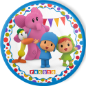 8 Platos Pocoyo 23 Cm