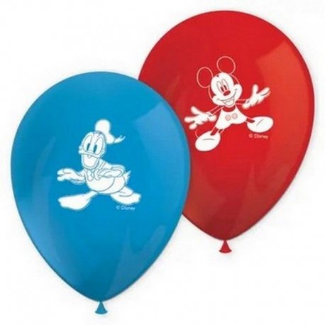 8 GLOBOS DE LATEX MICKEY