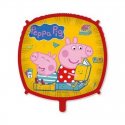 GLOBO FOIL 46 CM CUADRADO PEPPA PIG