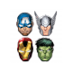 6 CARETAS AVENGERS