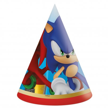 6 GORROS SONIC