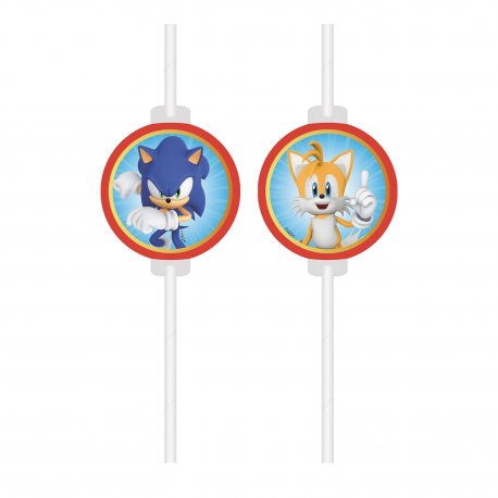 4 PAJITAS PAPEL SONIC