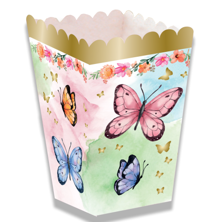 Cajita Alta Butterflies Party