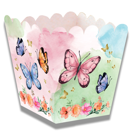 Cajita Baja Butterflies Party