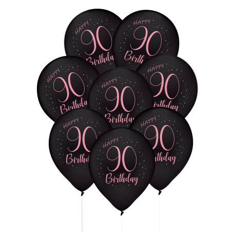 8 Globos Latex Elegant Pink 90