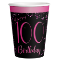 8 Vasos Elegant Pink 100