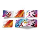 6 Invitaciones Power Ranger 240 x 80 mm