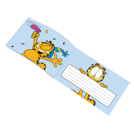 6 Invitaciones Garfield