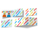 6 Invitaciones Playmobil 240 x 80 mm