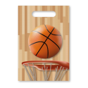 6 BOLSAS 23 x 16 SPORTS FANATIC BASKETBALL