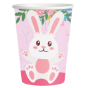 8 Vasos de Papel 1ST BIRTHDAY BUNNY