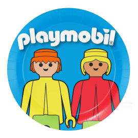 8 Platos 18 cm Playmobil