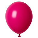 10 Globos Fucsia Fashion 30 cm