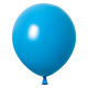 10 Globos Azul Medio Fashion 30 cm