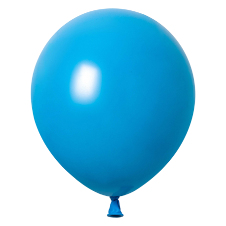 10 Globos Azul Medio Fashion 30 cm