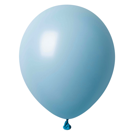 10 Globos Azul Light Pastel 30 cm