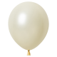 10 Globos Marfil Metallic 30 cm