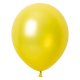 10 Globos Amarillo Metallic 30 cm