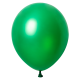 10 Globos Verde Metallic 30 cm