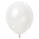 10 Globos Blanco Metallic 30 cm