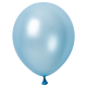 50 Globos Azul Claro Metallic 30 cm