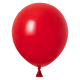 10 Globos Rojo Crystal 30 cm