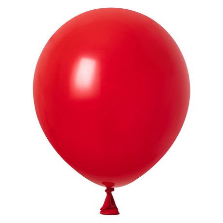 10 Globos Rojo Crystal 30 cm