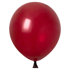 50 Globos Burdeos Crystal 30 cm