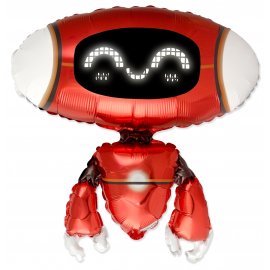 Globo Robot Rojo 68 X 60 Cm