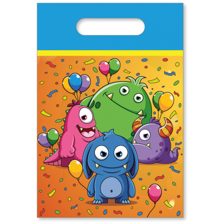 8 Bolsas 23 X 16 Fun Monsters