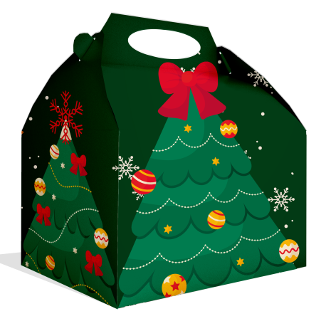 CAJA ARBOL NAVIDAD 20 x 16 x 11 cm