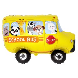 Globo School Bus 66 x 80 cm