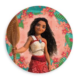 8 Platos de Papel Moana 23cm