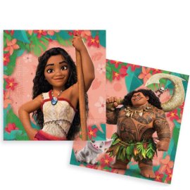 20 Servilletas de Papel Moana 33cm