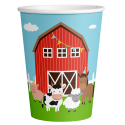 8 VASOS FARM ANIMALS