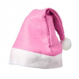 Gorro Navidad Rosa Claro