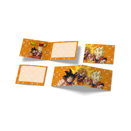 6 Invitaciones Dragon Ball 24 x 8 cm