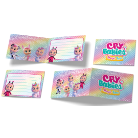 Invitaciones Cry Babies 240 x 80 mm