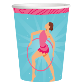 8 Vasos 266 ml GYMNASTICS PARTY