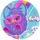 8 Platos Furby 23 cm