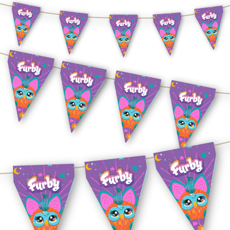 Banderin Furby 3 m