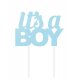 Decoracion Pastel Azul It'S A Boy Glitter