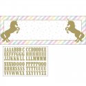 Banner Con Stickers UNICORN SPARKLE