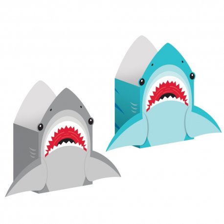 8 Bolsas de Papel SHARK PARTY