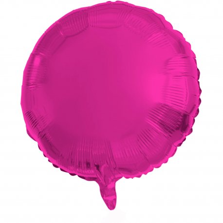 Globo Foil Redondo 45 cm Rosa